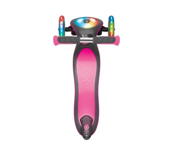 Самокат GLOBBER ELITE DELUXE FLASH LIGHTS, Розовый 449-110-3