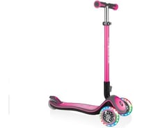 Самокат GLOBBER ELITE DELUXE LIGHTS, Розовый 444-410