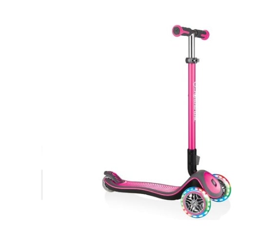 Самокат GLOBBER ELITE DELUXE LIGHTS, Розовый 444-410 1