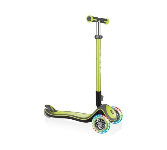 Самокат GLOBBER ELITE DELUXE LIGHTS, Зеленый 444-406