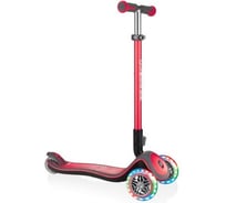 Самокат GLOBBER ELITE DELUXE LIGHTS, Красный 444-402