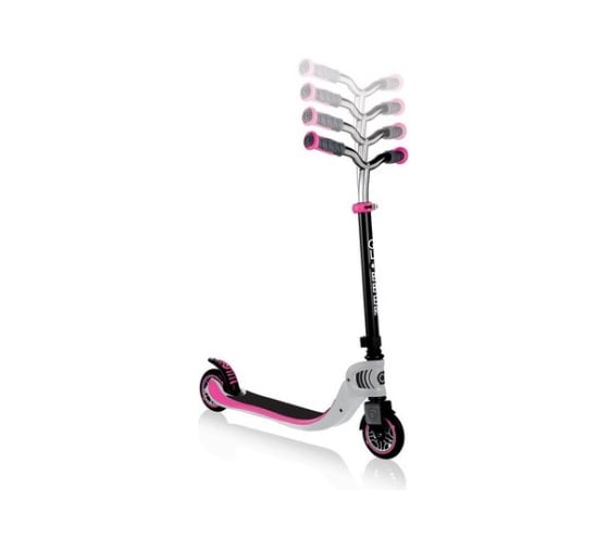 Самокат GLOBBER FLOW 125 FOLDABLE, Бело-розовый 473-162