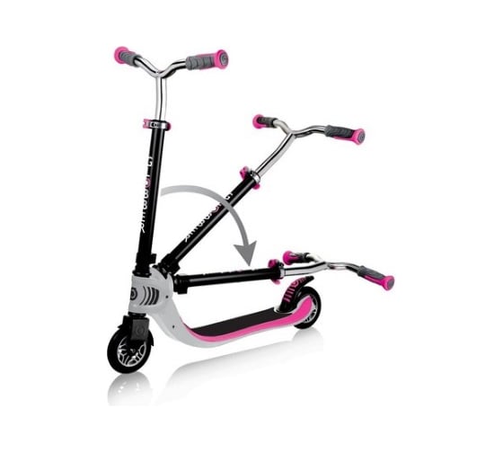 Самокат GLOBBER FLOW 125 FOLDABLE, Бело-розовый 473-162