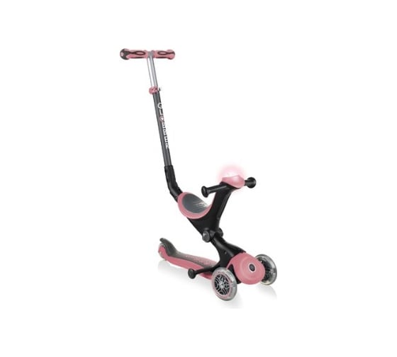 Самокат GLOBBER GO UP DELUXE PLAY LIGHTS, Пастельно-розовый 648-210