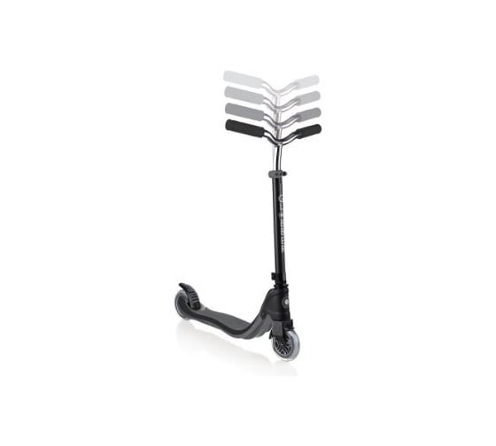 Самокат GLOBBER FLOW 125 LIGHTS свет. колеса , Черный 472-120-2