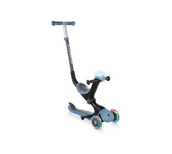 Самокат GLOBBER GO UP DELUXE PLAY LIGHTS, Пастельно-синий 648-200