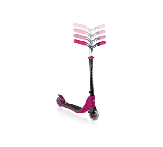 Самокат GLOBBER FLOW 125 LIGHTS светящиеся колеса, Фиолетовый 472-114-2