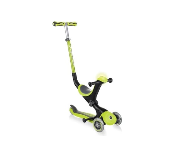 Самокат GLOBBER GO UP DELUXE PLAY LIGHTS, Зеленый 648-106
