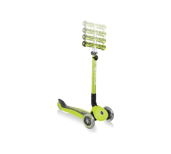 Самокат GLOBBER GO UP DELUXE PLAY LIGHTS, Зеленый 648-106