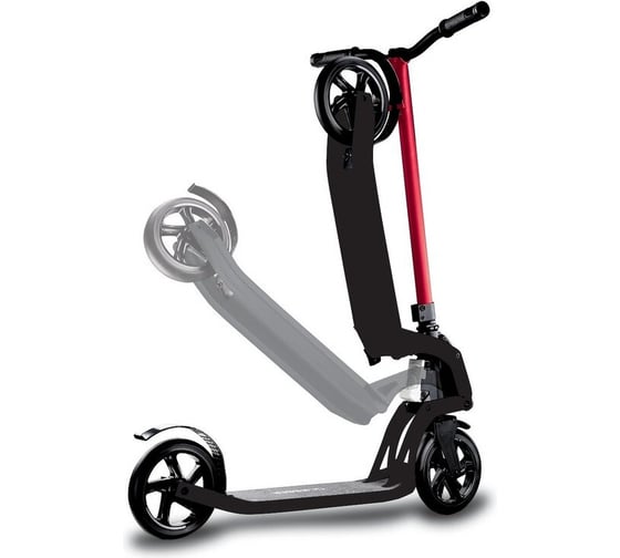 Самокат GLOBBER ONE K180 с тормозом, красный 499-102