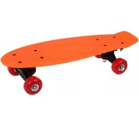 Скейтборд Наша Игрушка пластик 41 см, колеса PVC, крепления пластик, оранжевый 614740