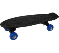 Скейтборд Наша Игрушка пластик 41 см, колеса PVC, крепления пластик, чёрный 614734