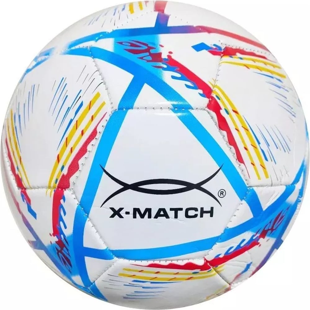 Мяч футбольный X-match 1 слой PVC, 1.6 мм, 280-300 г, PVC, размер 5 ...