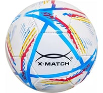 Мяч футбольный X-match 1 слой PVC, 1.6 мм, 280-300 г, PVC, размер 5 57101