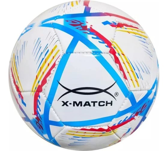 Мяч футбольный X-match 1 слой PVC, 1.6 мм, 280-300 г, PVC, размер 5 57101 1