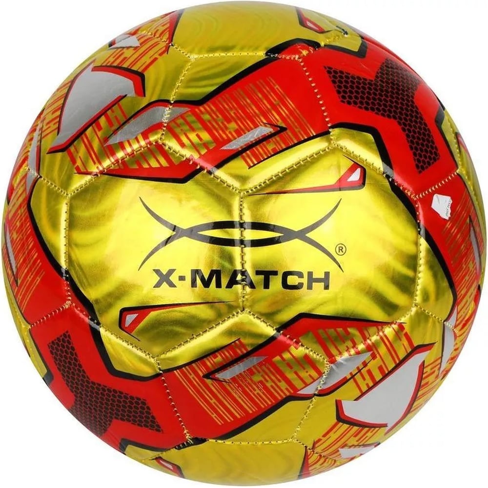 Мяч футбольный X-match 1 слой PVC, металлик 56488 - выгодная цена ...