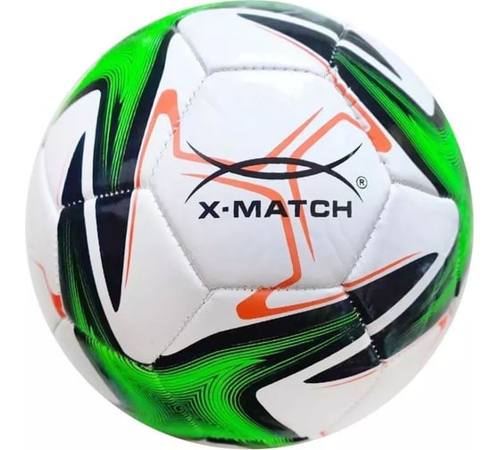 Мяч футбольный X-match 1 слой вспененный PVC, 2.5-2.7 мм, 330-350 г, размер 5 57102