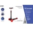 Самокат Moby Kids Runner, складной, широкая дека и светящееся колесо, 120 мм, PU 641278 3
