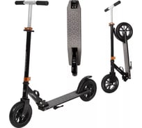 Самокат X-match AIR 200 мм, надувное колесо, черный 641455