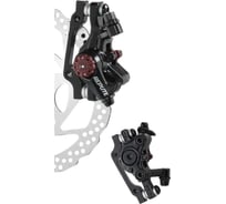 Тормоз дисковый механический REPUTE передний DSC-730F, МТБ, ротор203\180\160\140 мм, pad03, без ротора, черный HQ-0015326