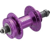 Втулка передняя SOLON DH701R 36H DISC M10 135 мм, эксцентрик, черная, крепление IS6, под трещотку HQ-0015339