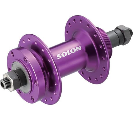 Втулка передняя SOLON DH701R 36H DISC M10 135 мм, эксцентрик, черная, крепление IS6, под трещотку HQ-0015339