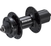 Втулка передняя SOLON DH802R 36H DISC M10 135 мм, эксцентрик, черная, крепление IS6, под кассету HQ-0015341