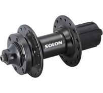 Втулка передняя SOLON DH901YR 36H DISC M10 135 мм, эксцентрик, черная, крепление IS6, 2 промподшипника, под кассету 8/9 HQ-0015343