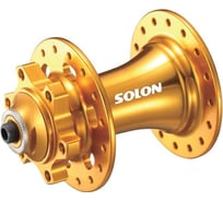 Втулка передняя SOLON DH902F 32H DISC M9 100 мм, эксц, черная, крепление IS6, 2 промподшипника HQ-0015346