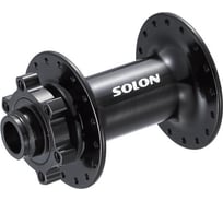 Втулка передняя SOLON DH908TF BOOST 32H DISC M15 110 мм, ось 15 мм, черная, крепление IS6, 2 промподшипника HQ-0015349