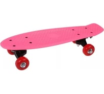 Скейтборд-пенниборд Наша Игрушка пластик, 43 см, колеса PVC, крепления пластик, розовый 614808