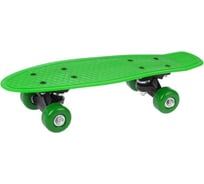 Скейтборд-пенниборд Наша Игрушка пластик, 43 см, колеса PVC, крепления пластик, зелёный 614722