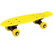 Скейтборд-пенниборд Наша Игрушка пластик, 43 см, колеса PVC, крепления пластик, жёлтый 614721