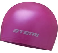 Шапочка для плавания ATEMI TC404 тонкий силикон, малиновый 00000098093