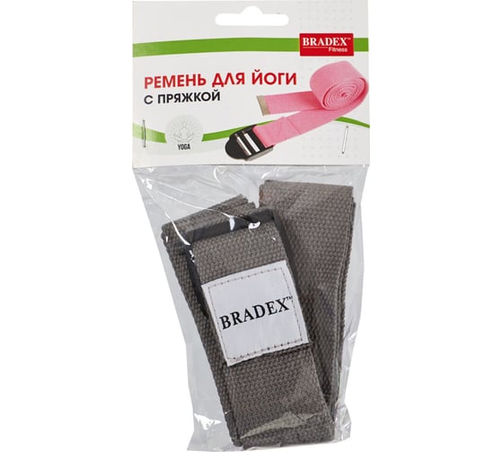 Ремешок для йоги BRADEX серый SF 0410