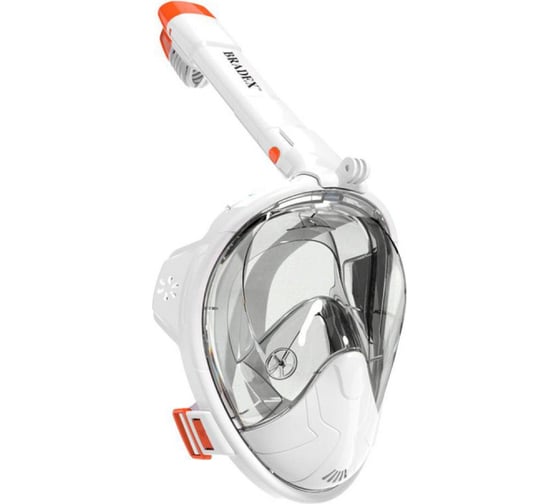 Полнолицевая маска BRADEX для снорклинга со складной трубкой, L SF 0550
