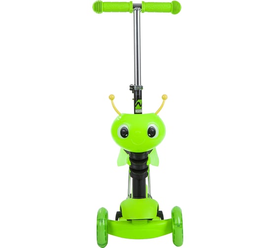 Самокат-кикборд NOVATRACK зеленый 120S.DISCOKIDS.GN9