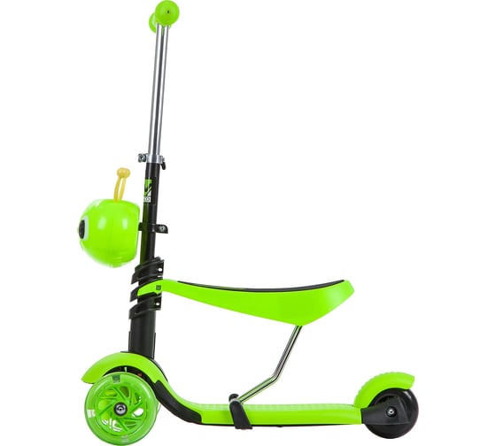 Самокат-кикборд NOVATRACK зеленый 120S.DISCOKIDS.GN9