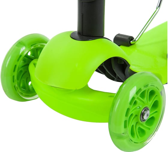 Самокат-кикборд NOVATRACK зеленый 120S.DISCOKIDS.GN9
