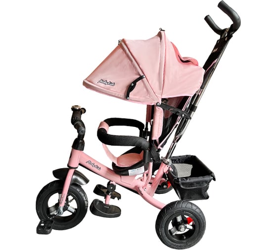 Велосипед Moby Kids 3 колесный Comfort 10x8 AIR, розовый 649236