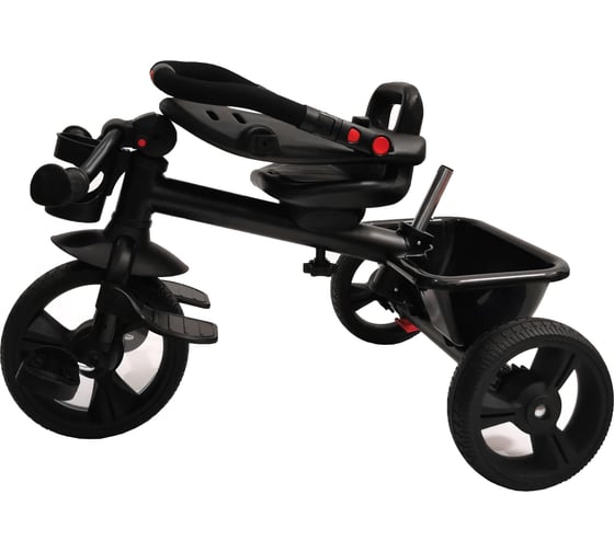 Велосипед детский трехколесный складной Moby Kids 5 в 1 Voyager 360, серый 649307