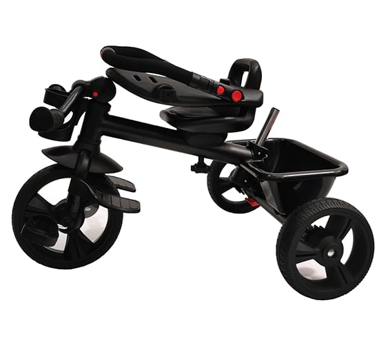 Велосипед детский трехколесный складной Moby Kids 5 в 1 Voyager 360, серый 649307