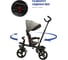 Велосипед детский трехколесный складной Moby Kids 5 в 1 Voyager 360, серый 649307 6