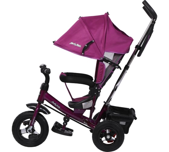 Велосипед трехколесный Moby Kids Comfort 10x8 AIR, фиолетовый 649077
