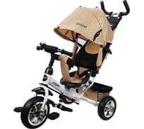 Велосипед трехколесный Moby Kids Moby Kids Comfort 10x8 EVA, бежевый 641223
