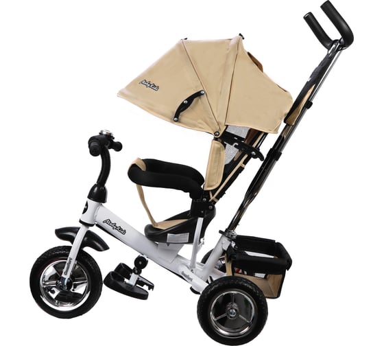 Велосипед трехколесный Moby Kids Moby Kids Comfort 10x8 EVA, бежевый 641223