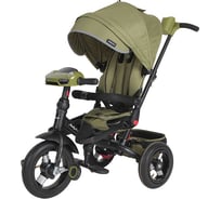 Велосипед трехколесный Moby Kids Leader 360 12x10 AIR Car, оливковый 641486