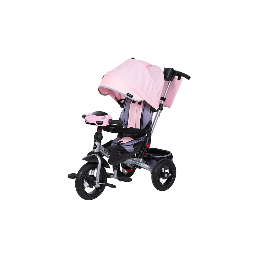 Велосипед трехколесный Moby Kids Leader 360 12x10 AIR Car, розовый ...