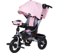 Велосипед трехколесный Moby Kids Leader 360 12x10 AIR Car, розовый 641485