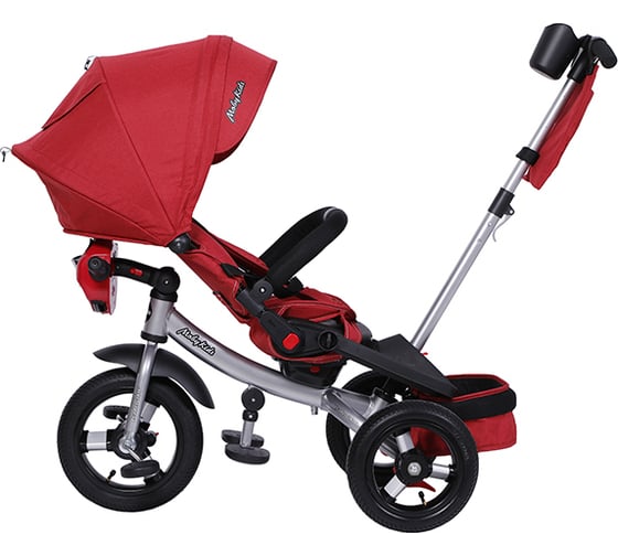 Велосипед трехколесный Moby Kids Leader 360 12x10 AIR Car, цвет Кардинал 649241